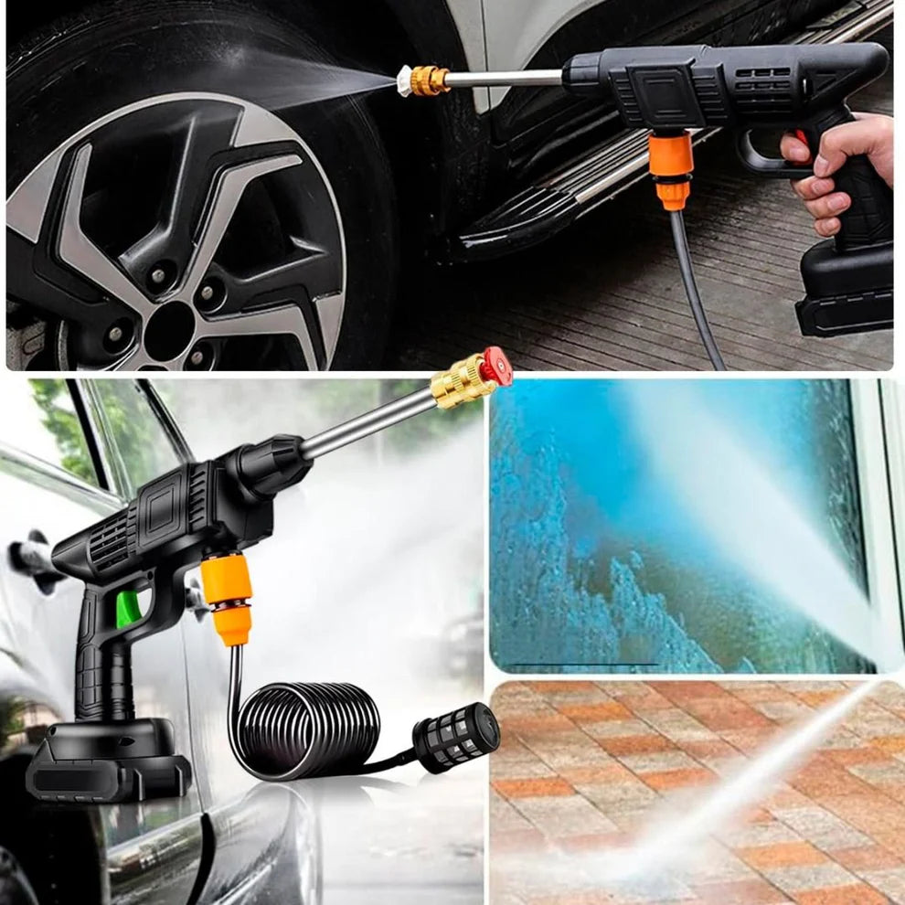 Hidrolavadora Inalambrica 48v con 2 Baterias  Estuche Gratis + Aspiradora Inalámbrica