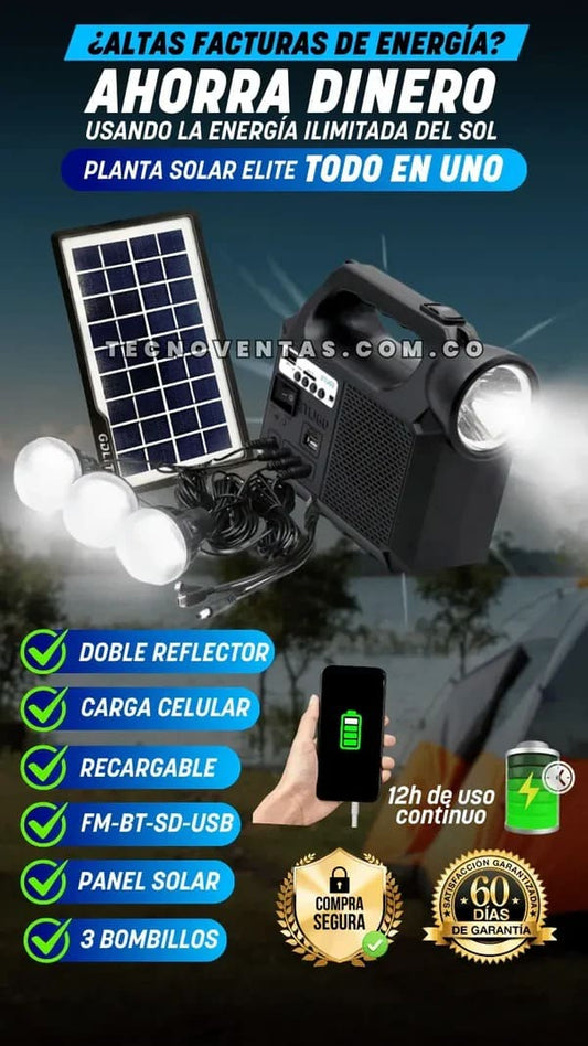 LAMPARA SOLARPACK™ 3 en 1
